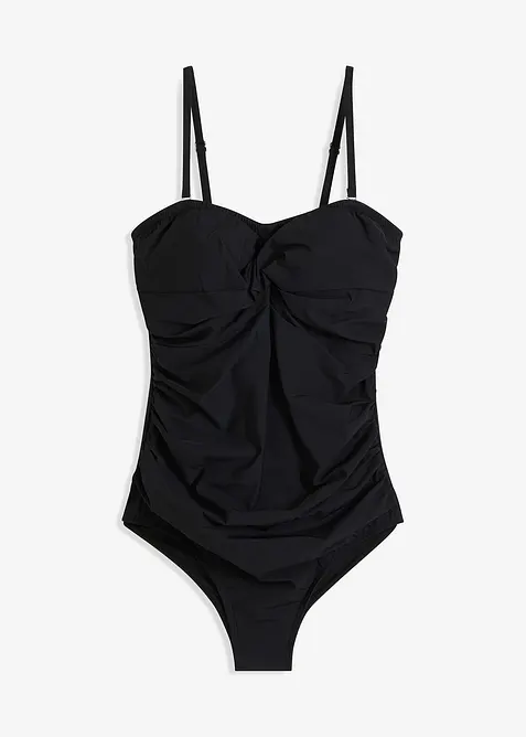 Medium Shape-Badeanzug mit Wickeloptik, bonprix