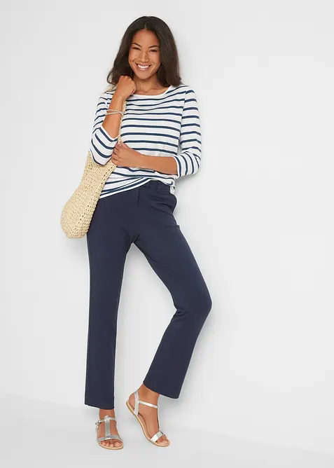 Langarmshirt mit reiner Bio-Baumwolle, bonprix