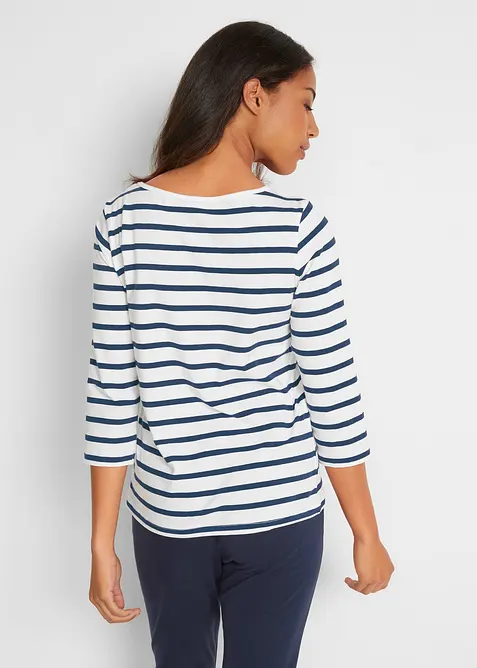 Langarmshirt mit reiner Bio-Baumwolle, bonprix