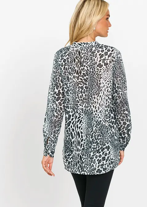 Chemisier long en mousseline, bonprix