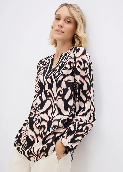 Tunikabluse aus fließender Viskose, bonprix