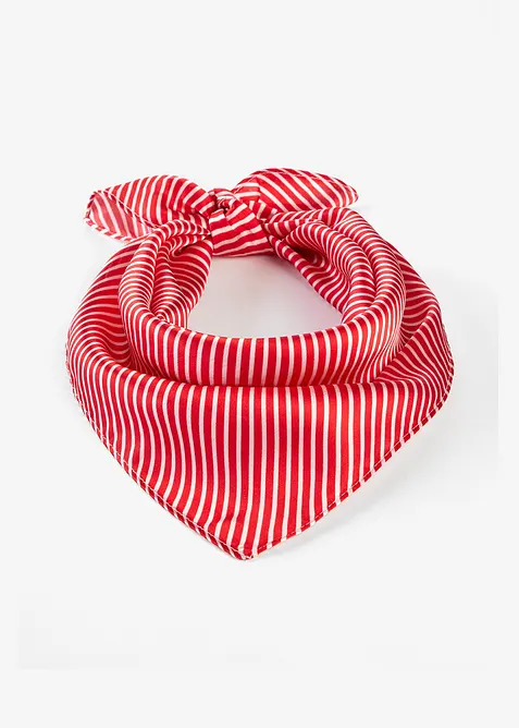 Foulard ray&eacute; en velours &eacute;ponge, bonprix