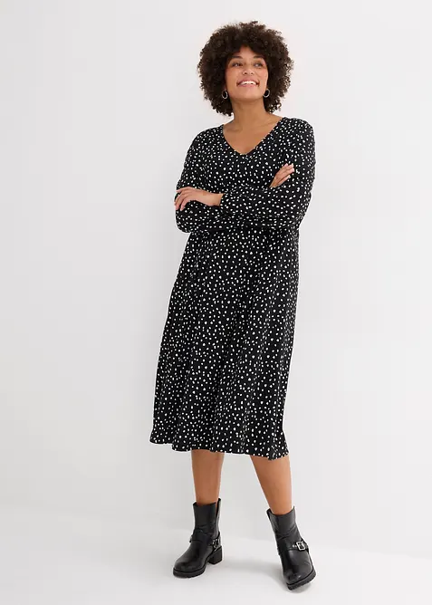 Robe midi en jersey coton, bonprix