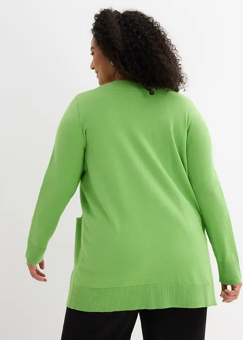 Strickjacke mit Taschen, Langarm, bonprix