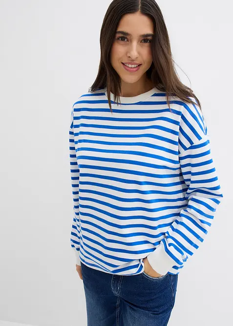 Sweatshirt aus reiner Bio-Baumwolle, bonprix