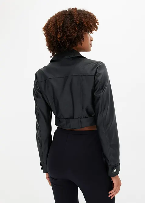 Biker-Jacke im Crop-Schnitt, bonprix
