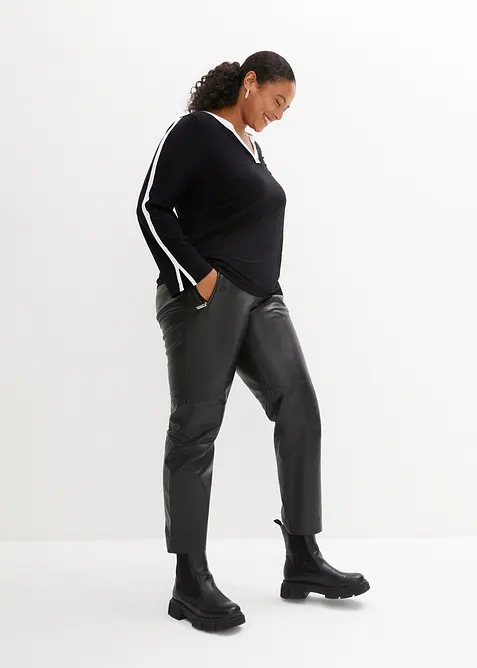 Langarmshirt mit Schlitz, bonprix