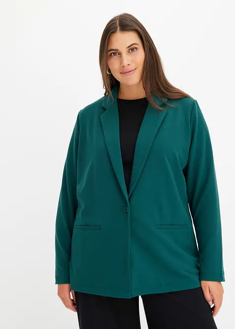 Blazer en jersey cr&ecirc;pe, bonprix
