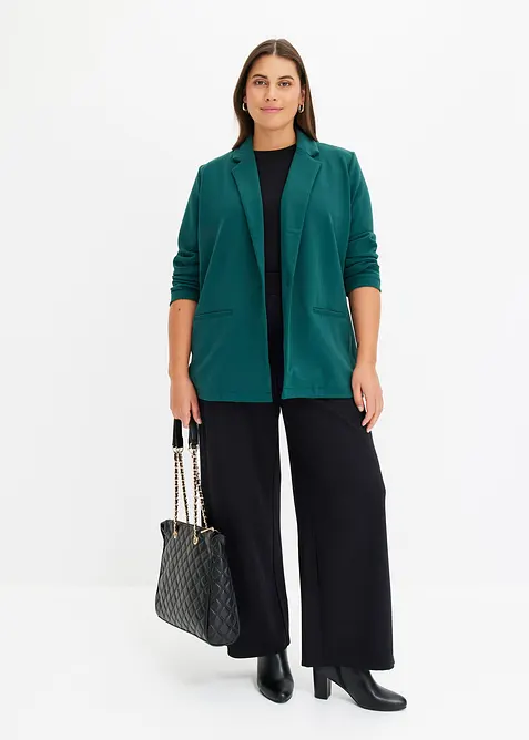 Blazer en jersey cr&ecirc;pe, bonprix