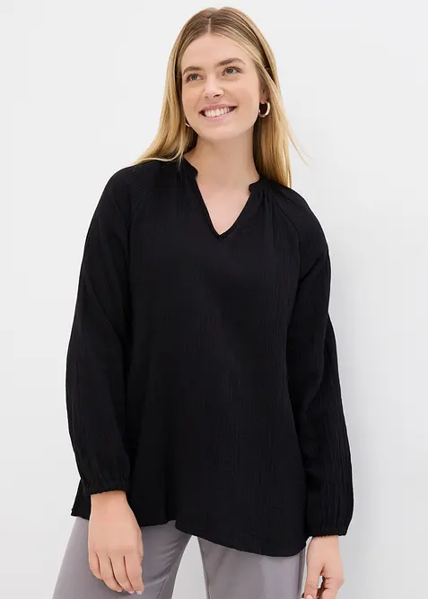 Long-Tunika aus Musselin, bonprix