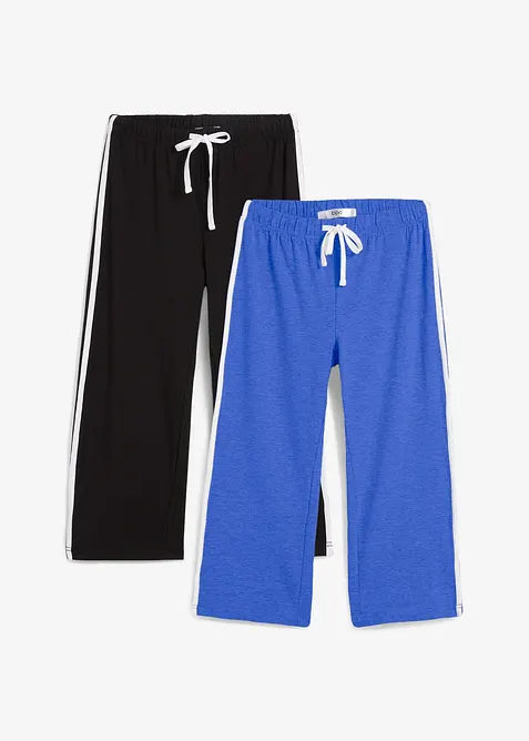 Capri-Hose aus Baumwolle mit Stretch (2er Pack), bonprix
