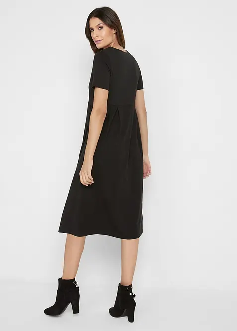 Robe en jersey de coton, longueur midi, bonprix