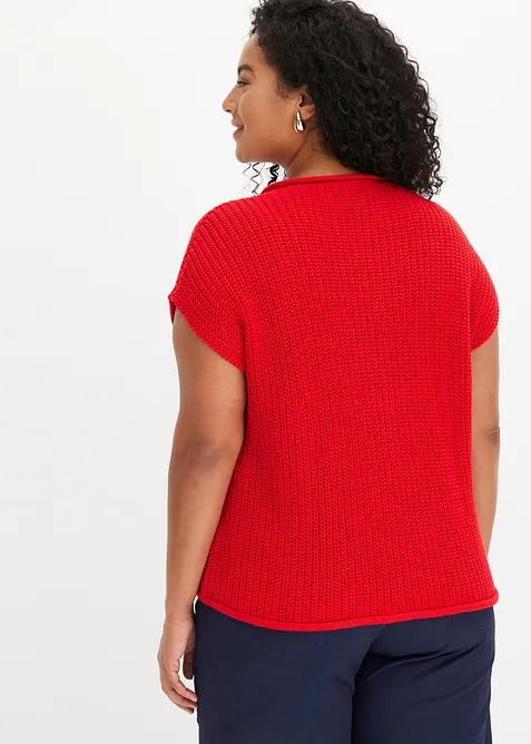 Strick-Weste mit Taschen, bonprix