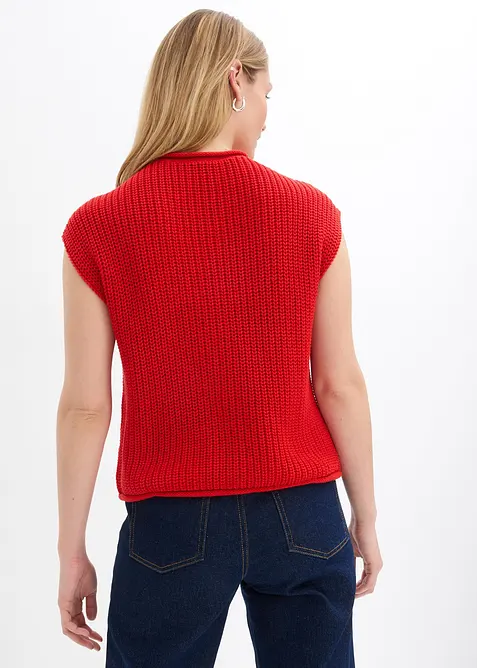 Strick-Weste mit Taschen, bonprix