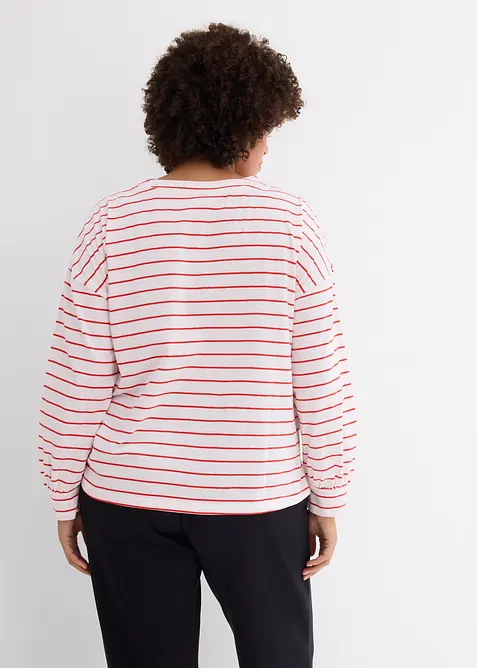 Langarmshirt aus reiner Bio-Baumwolle, bonprix