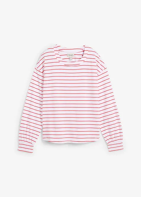 Langarmshirt aus reiner Bio-Baumwolle, bonprix