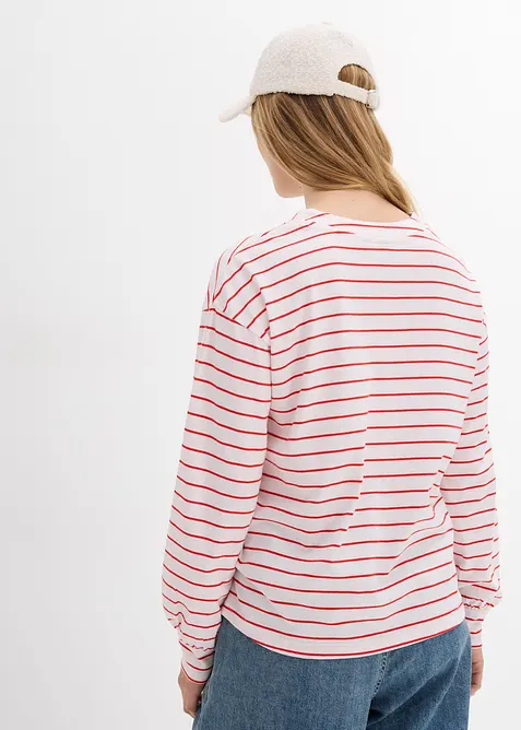 Langarmshirt aus reiner Bio-Baumwolle, bonprix