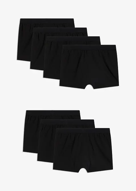 Lot de 7 boxers coton, bonprix