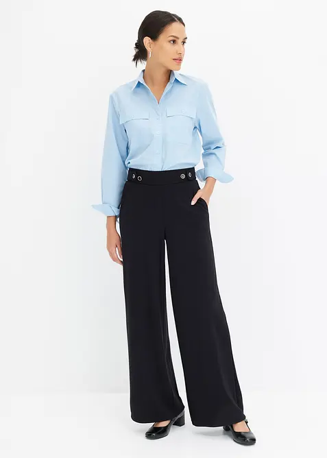 Jersey-Hose mit dekorativem Riegel, bonprix