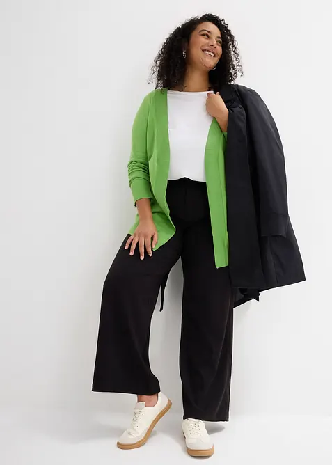 Strickjacke mit Taschen, Langarm, bonprix