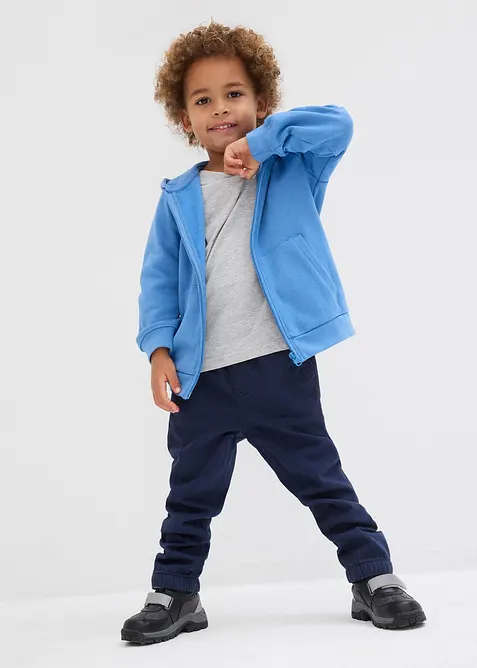 Langarmshirt mit Bio-Baumwolle (3er Pack), bonprix