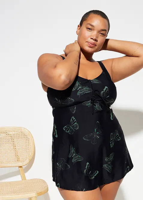 Long-Tankini mit V-Ausschnitt (2-tlg.Set), bonprix