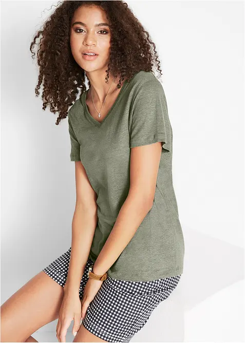 Shirt aus reinem Leinen, bonprix