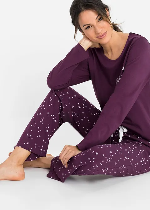 Pyjama aus reiner Baumwolle, bonprix