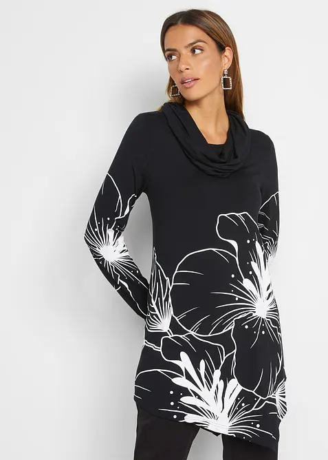 Longshirt mit Rollkragen, bonprix
