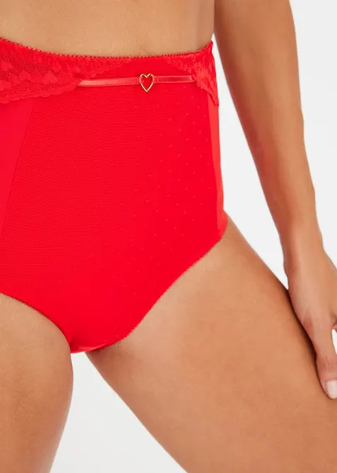 Highwaist Slip  mit zarter Spitze, bonprix