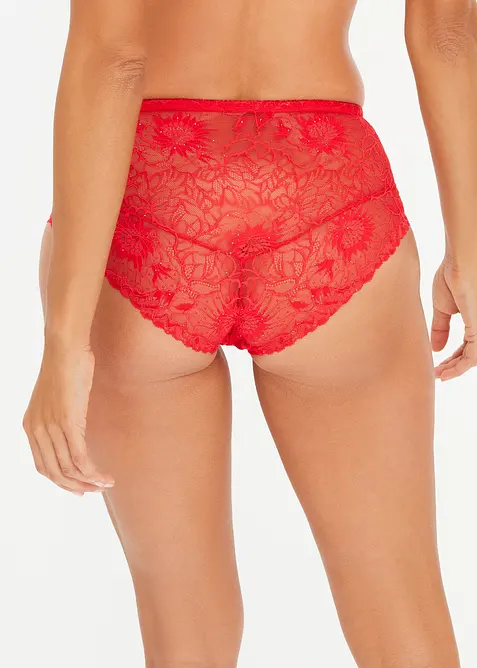 Maxipanty aus Spitze mit dezenten Pailletten, bonprix