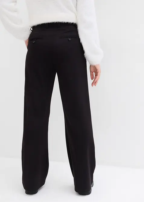 Pantalon large &agrave; pinces, bonprix