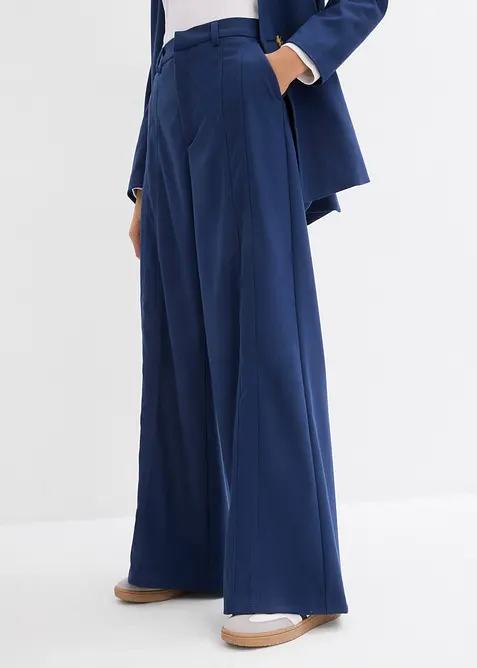 Marlenehose mit hohem Bund aus Viskose-Mix, bonprix