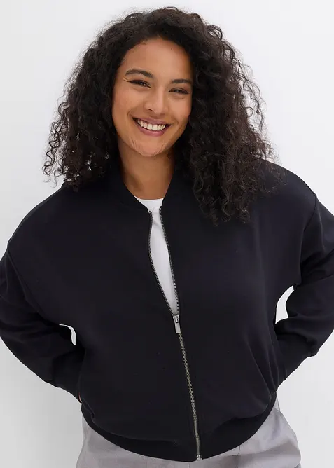 Blouson doux en sweat avec viscose, bonprix
