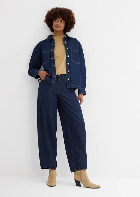 Jean Balloon taille mi-haute, bonprix