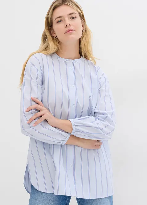 Longbluse aus Baumwollpopeline, bonprix