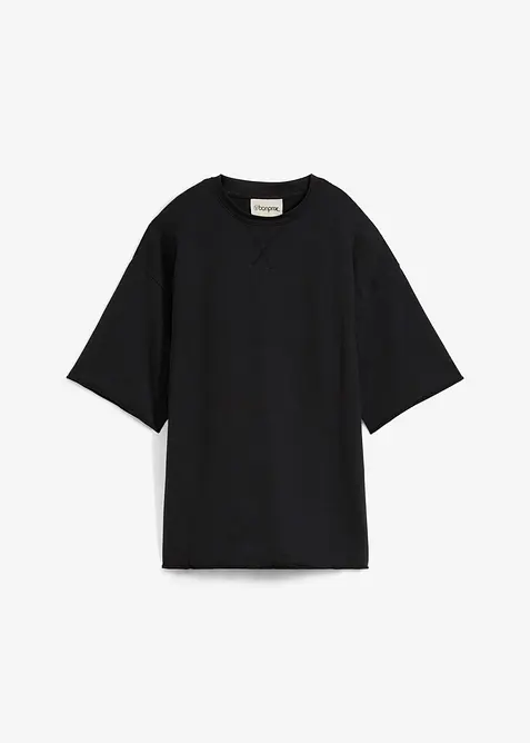 T-shirt long en molleton 100% coton, bonprix