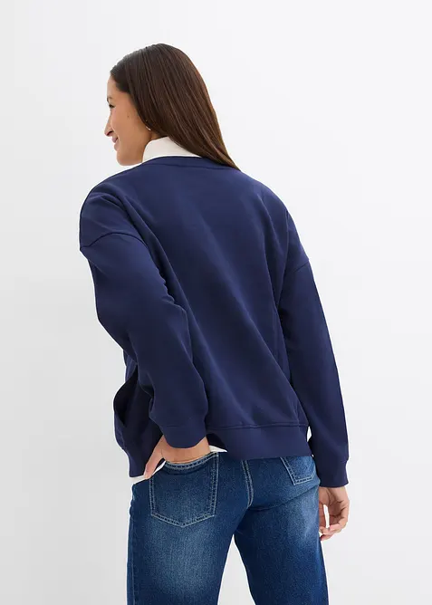 2-in-1 Umstands- und Still-Sweatshirt aus Bio-Baumwolle, bonprix