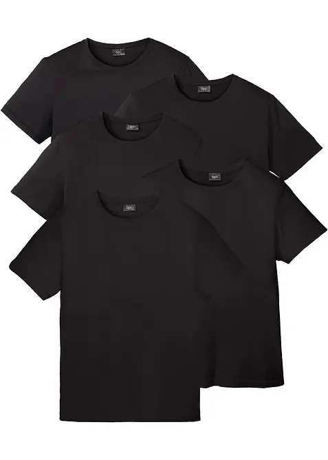 T-Shirt (5er Pack), bonprix