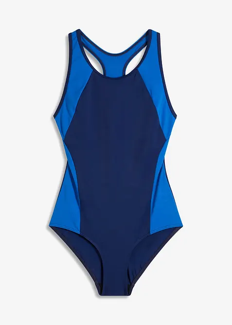 Maillot 1 pi&egrave;ce de natation s&eacute;chage rapide, dos nageur, bonprix