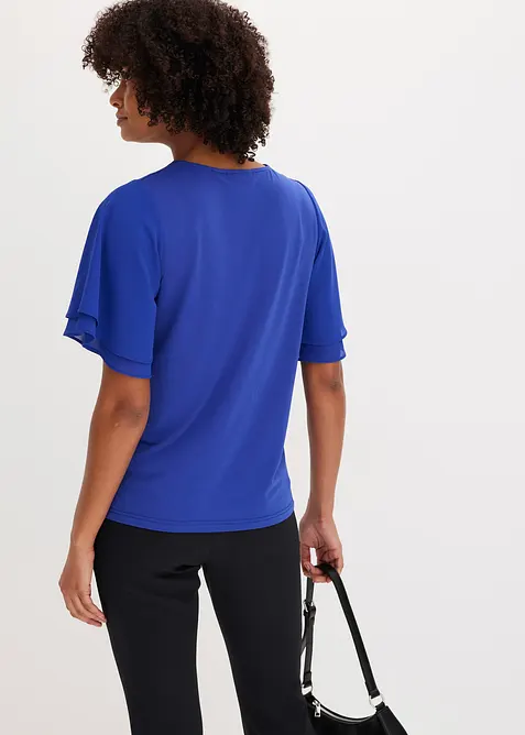 T-shirt avec manches en mousseline, bonprix