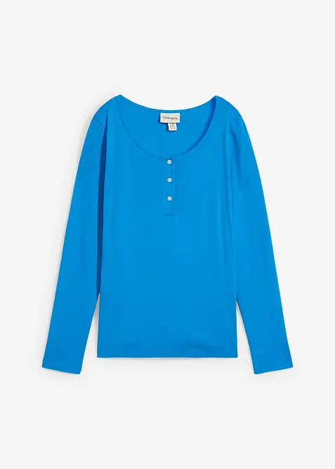 Rundhalsshirt aus reiner Bio-Baumwolle, bonprix