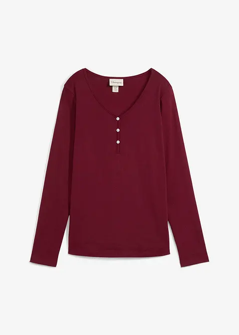 Langarmshirt aus reiner Bio-Baumwolle, bonprix