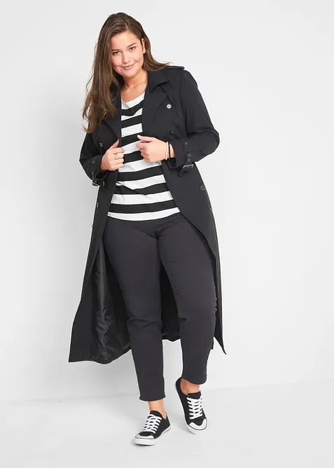 Long-Trenchcoat mit Tailleng&uuml;rtel, bonprix