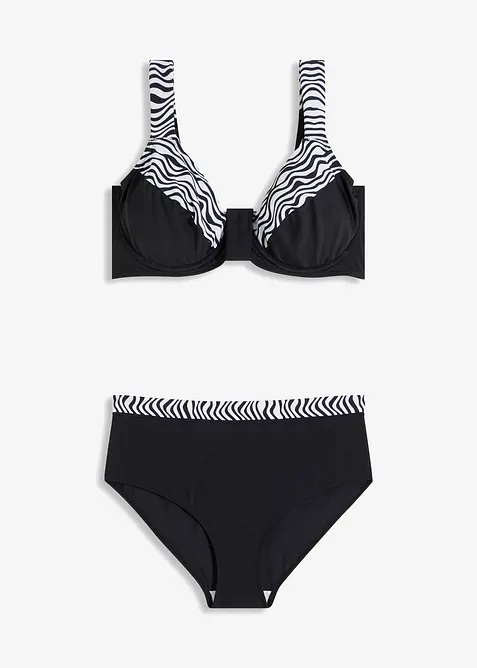Minimizer-Bikini mit gepolsterten Trägern (2-tlg.Set), bonprix
