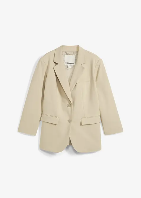 Blazer oversize à épaules légèrement rembourrées, bonprix
