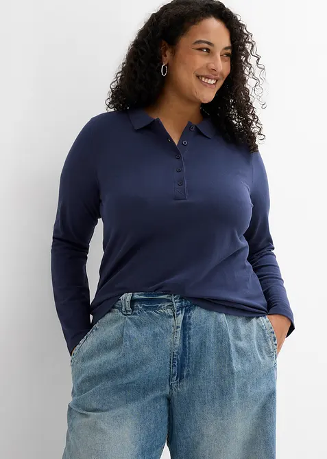 Polo en maille piquée 100% coton, bonprix