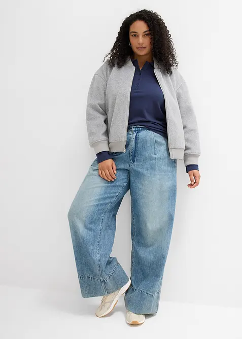 Polo en maille piquée 100% coton, bonprix