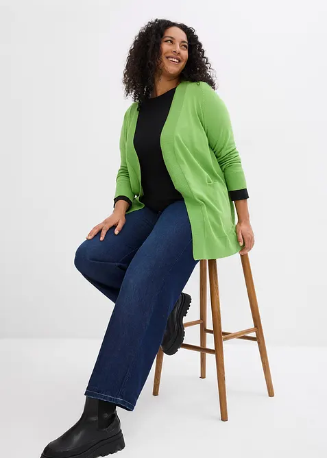 Rippshirt mit reiner Bio-Baumwolle, (2er Pack), bonprix