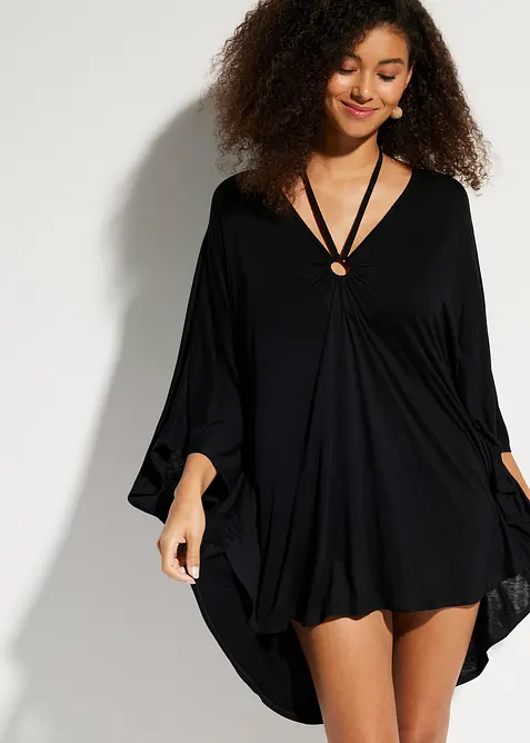 Tunique de plage transparente en viscose, bonprix
